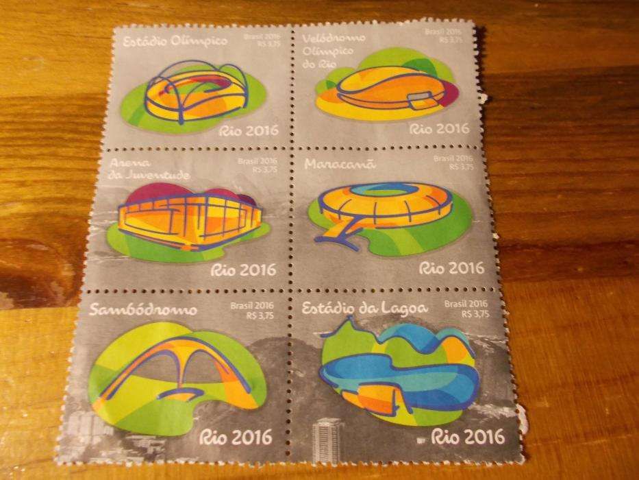 selos do Brasil dos jogos olimpicos