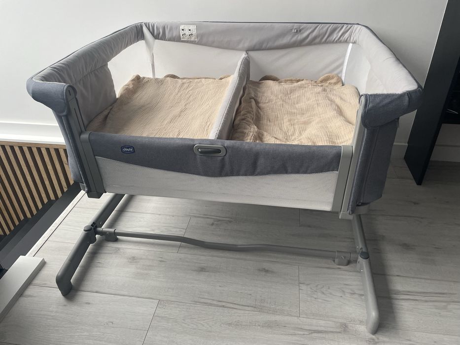 Łóżeczko dla bliźniąt chicco twins