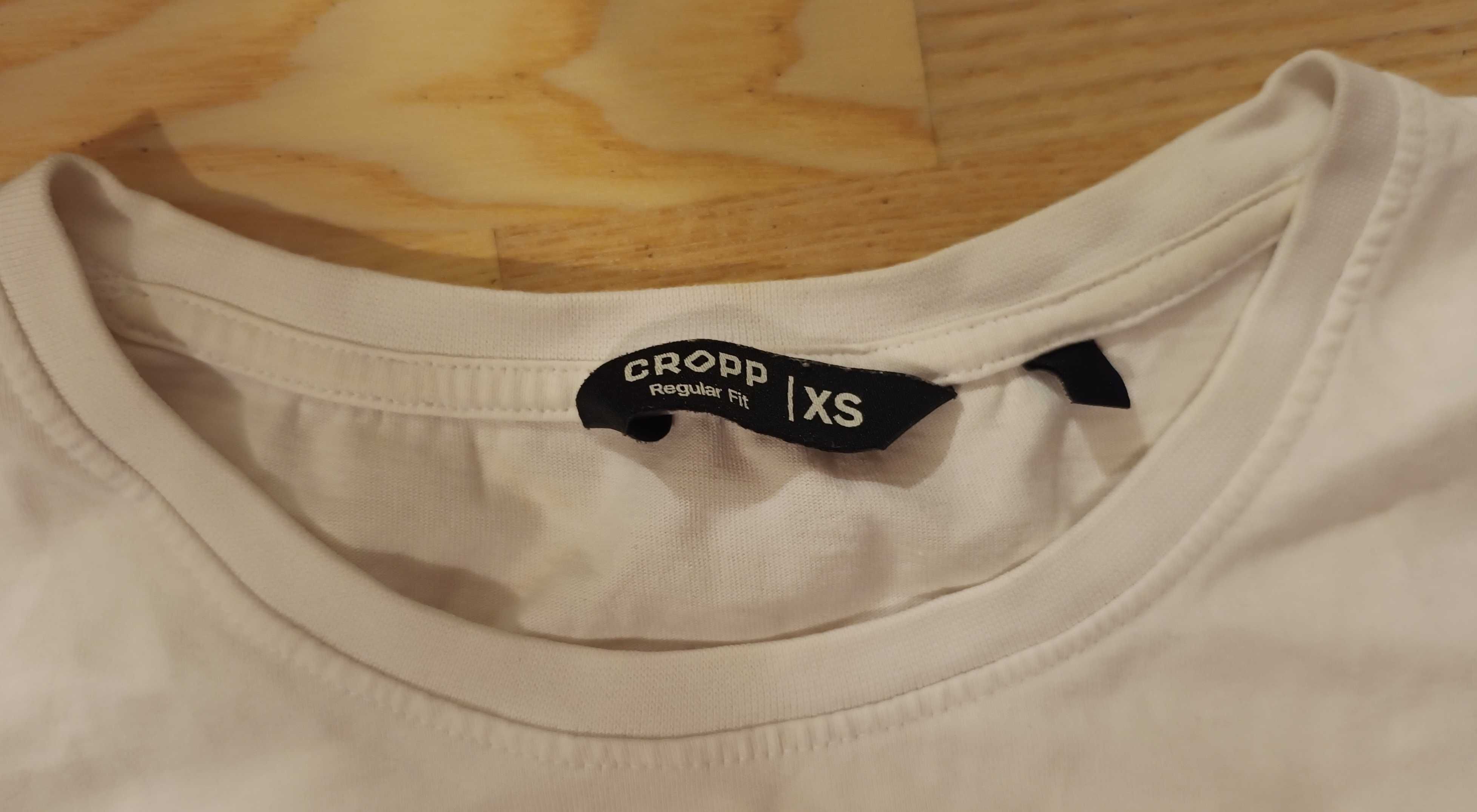 tshirt CROPP XS Pompuj Biceps Ciężarki Siła Musi Być