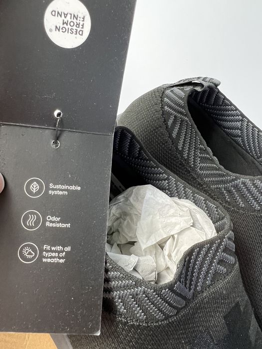 Nowe Rens buty męskie czarne sneakersy wsuwane  45 outlet