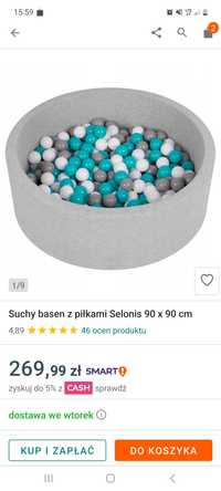 Suchy basen z kulkami