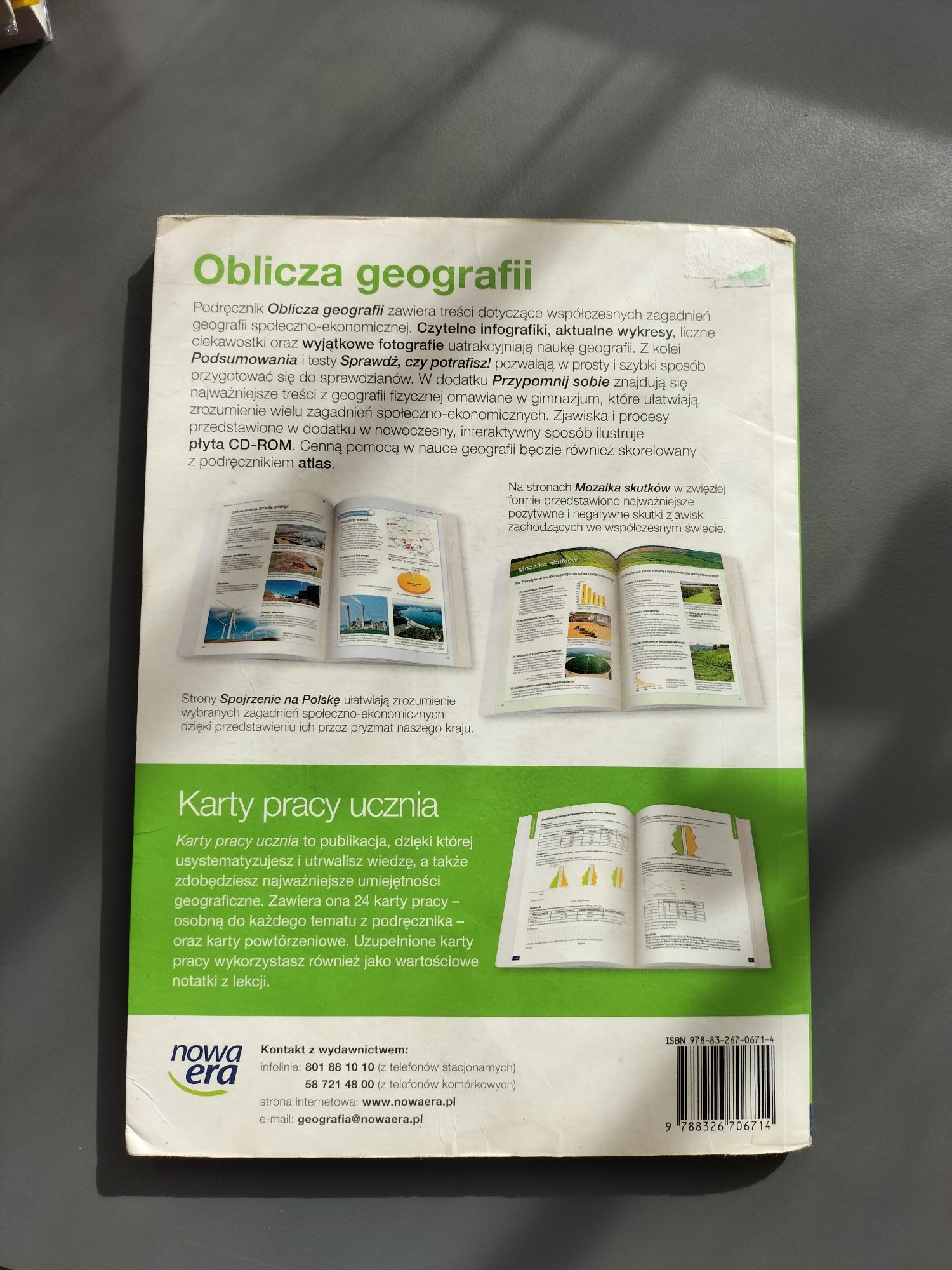 Książka oblicza geografii