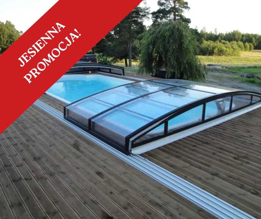 PROMOCJA -10 000zł na zestaw basenowy! | Zadaszenie basenu przesuwane