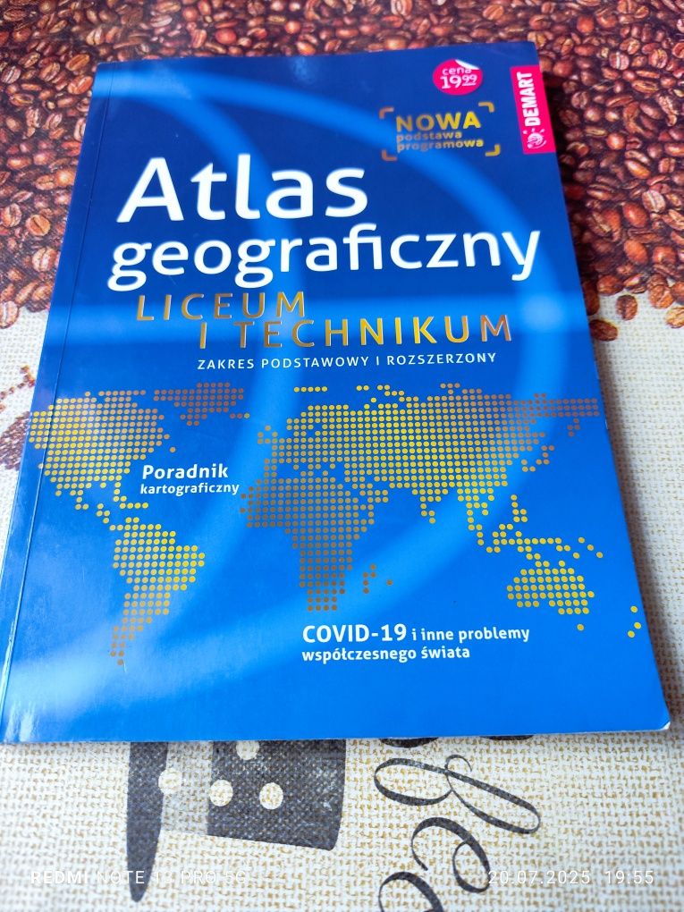 Książka Atlas geograficzny