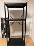 Regal Ikea BROR czarny, 85x40x190 cm