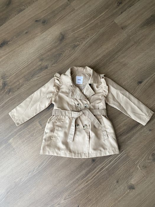 Стильний пісочний тренч плащ для малечі