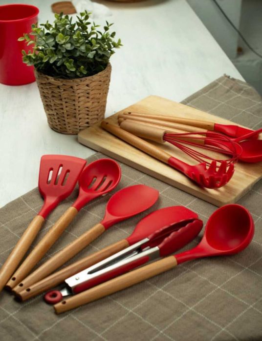 Силіконовий кухонний набір 12 предметів