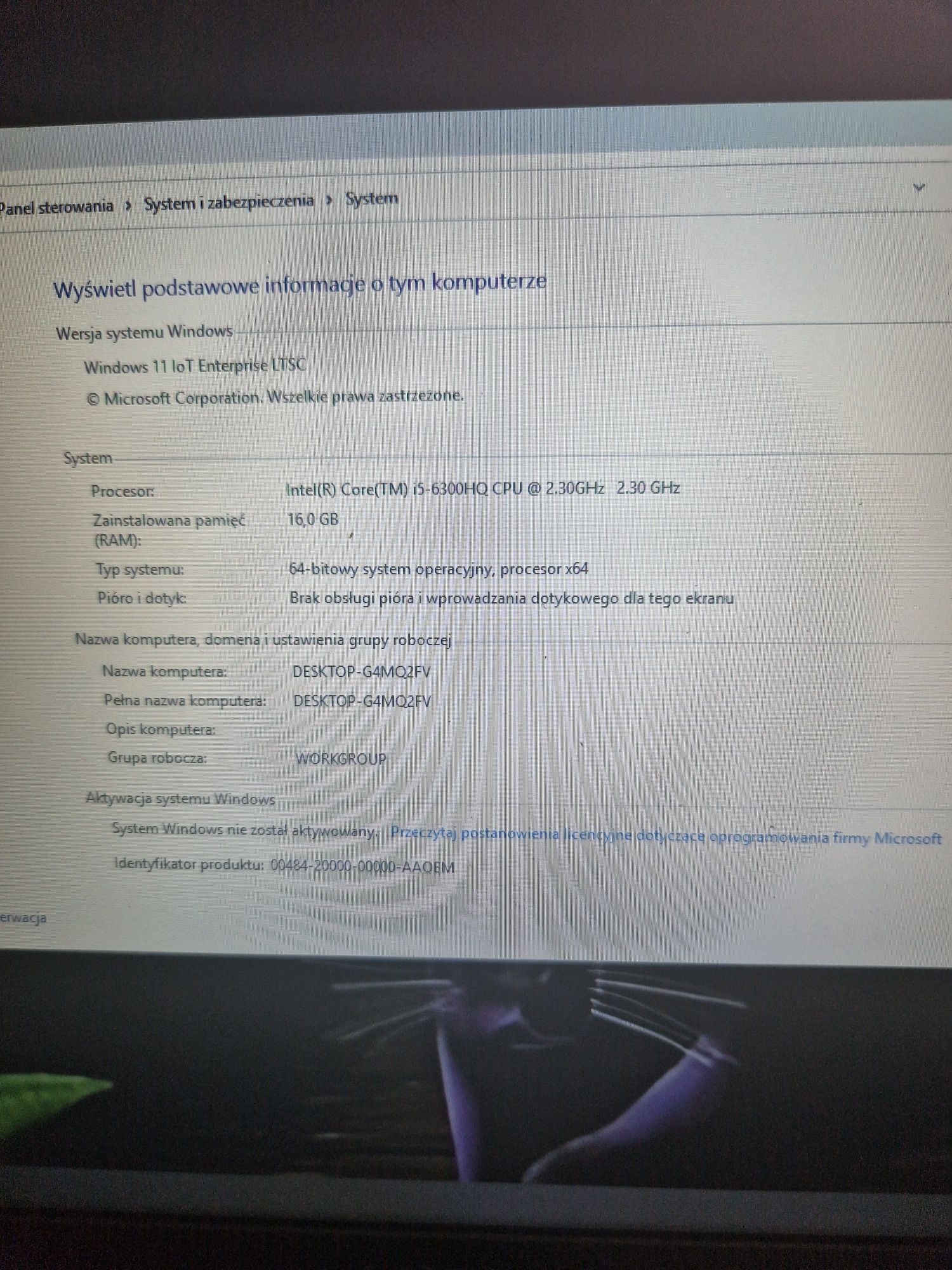 Msi GL72 6QC sprawny
