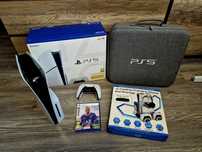 Sony PlayStation Ps5 Slim 1tb+Stacja Chlodzaca,Torba,Fifa22/Zamiana