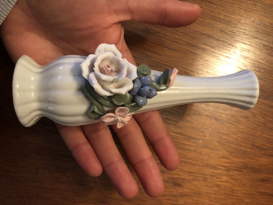 Bibelot decoração jarrinha e camponesa