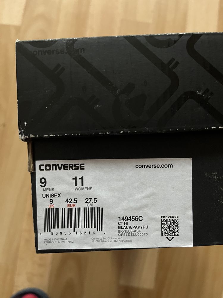 Converse ( wełniane conversy ) rozmiar 42,5 woolrich limitowane edycja