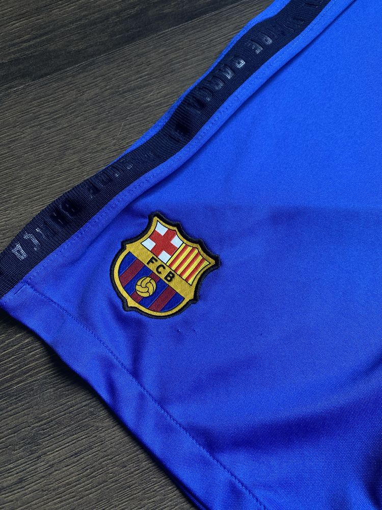 Футбольні сині шорти Nike Barcelona