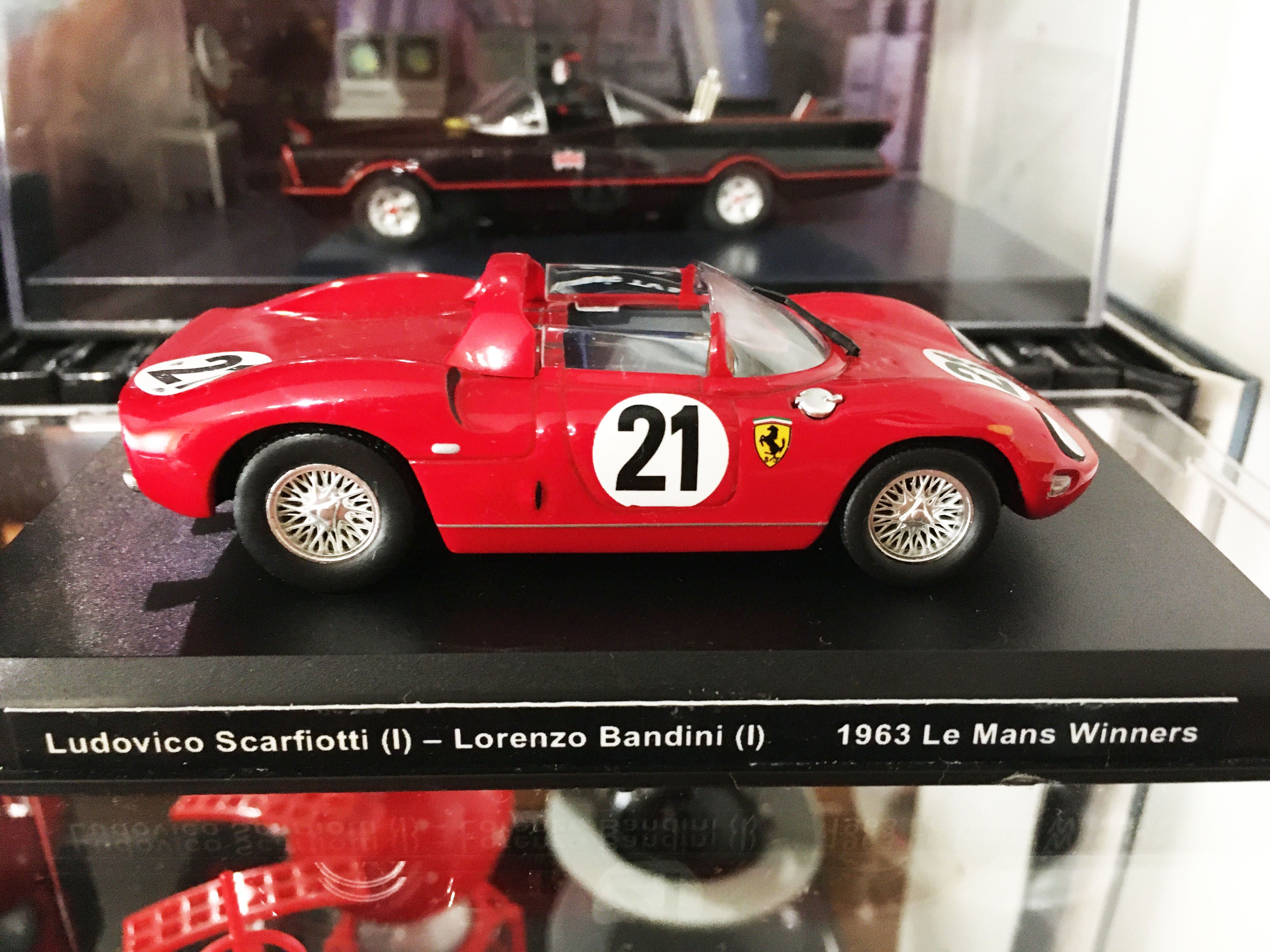Miniatura 1:43 Ferrari 250P vencedor 24 Horas de Le Mans 1963