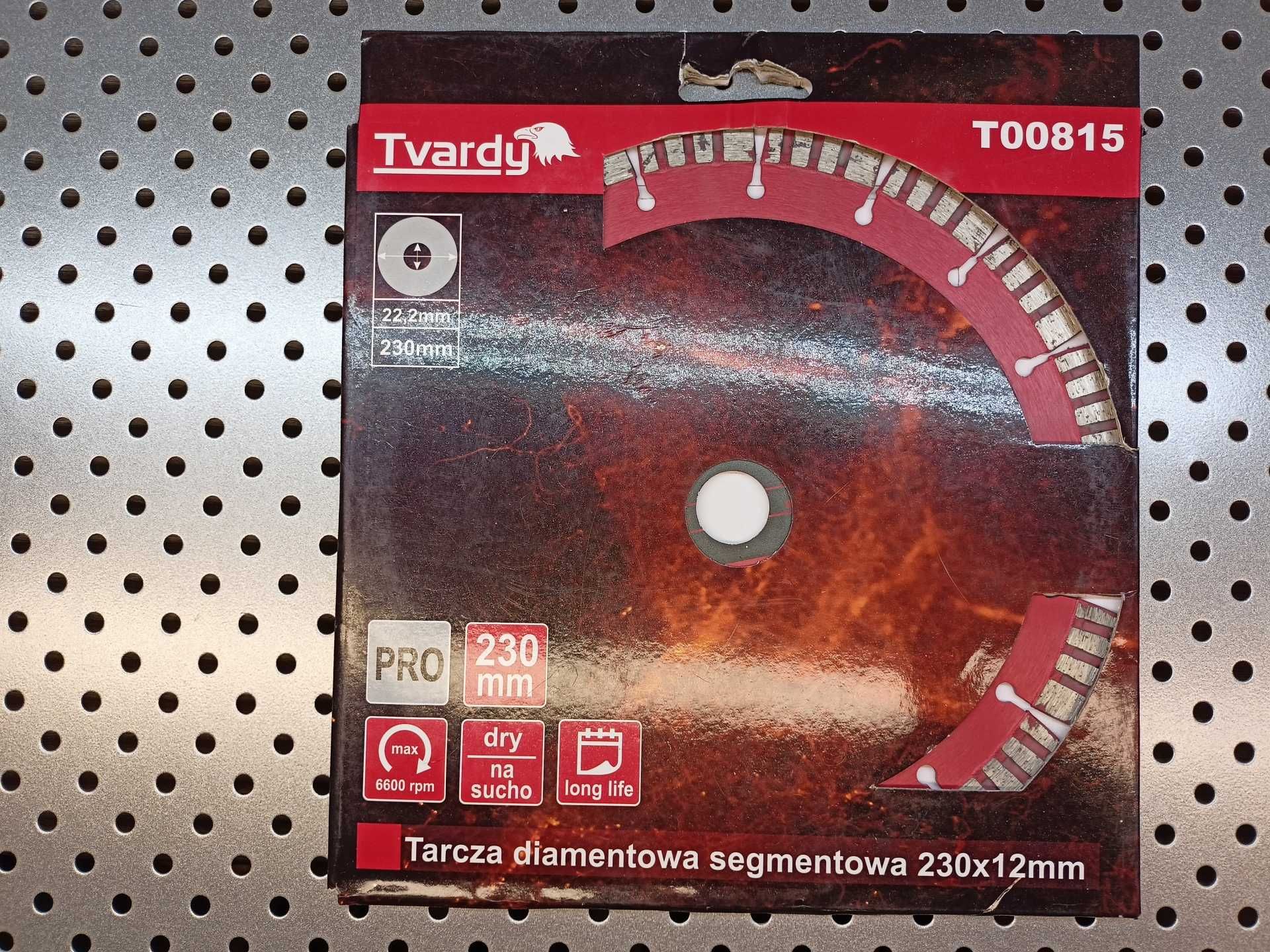 Tarcza diamentowa segmentowa 230 x 22,23 x h12 mm Tvardy 230mm