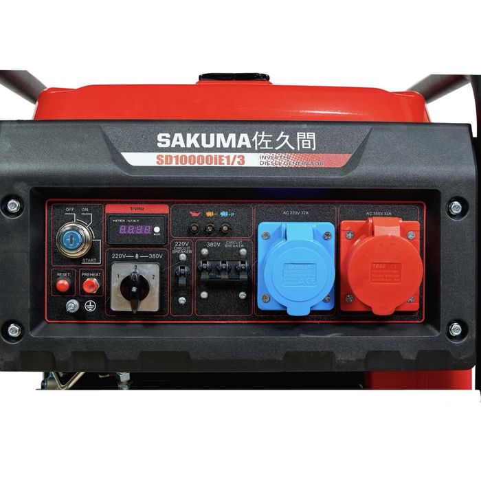 Інверторний дизельний генератор SAKUMA SD10000iE1/3 220В/З80В