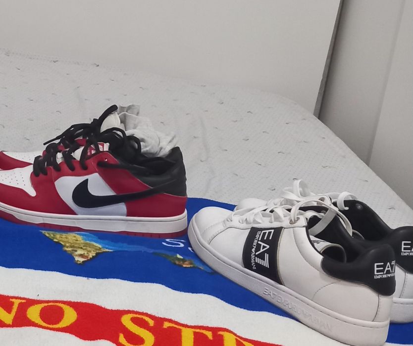 Ténis Nike e Armani