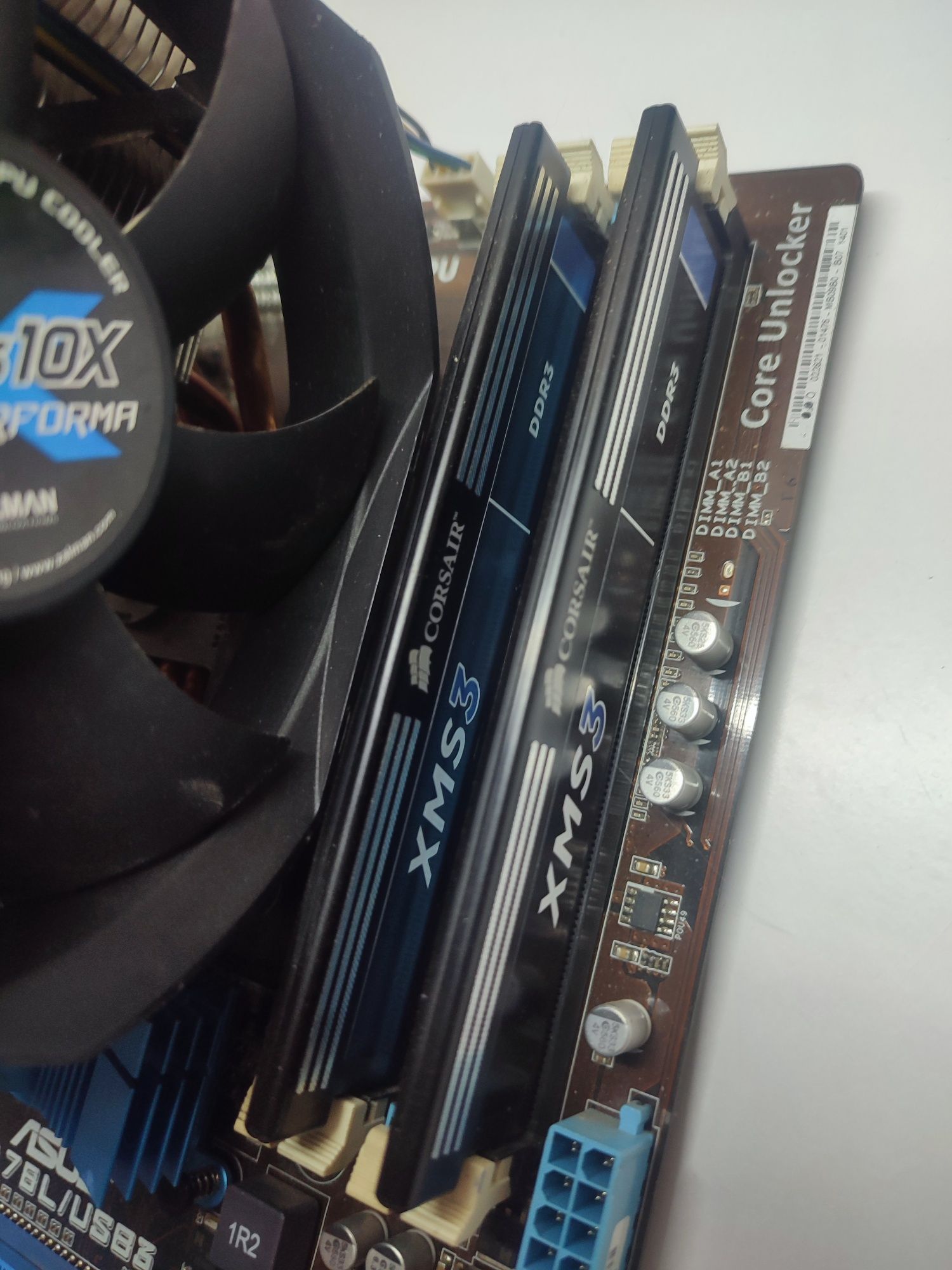 Комплект fx 6350 / corsair 2x4 gb ddr3