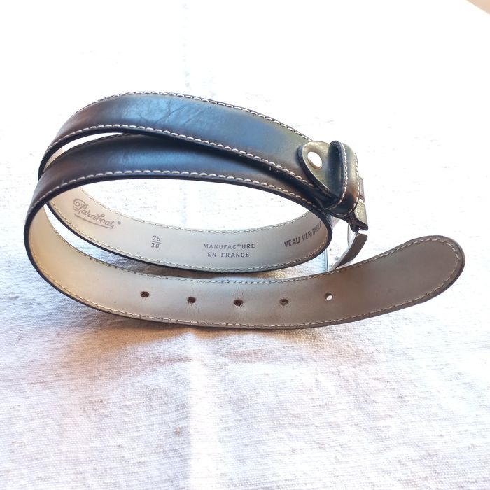 Paraboot leather belt