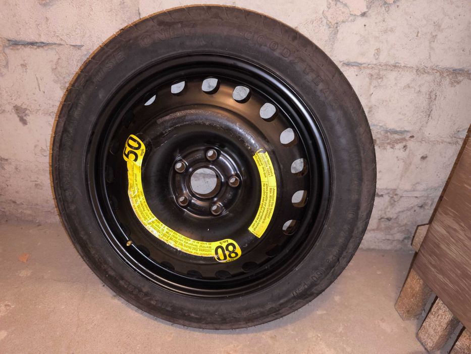 Koło dojazdowe/ zapasowe Goodyear 17 cali 5x112mm Audi VW Seat Skoda