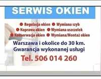 Naprawa Okien/Serwis Okien/Uszczelnienie/Szyby