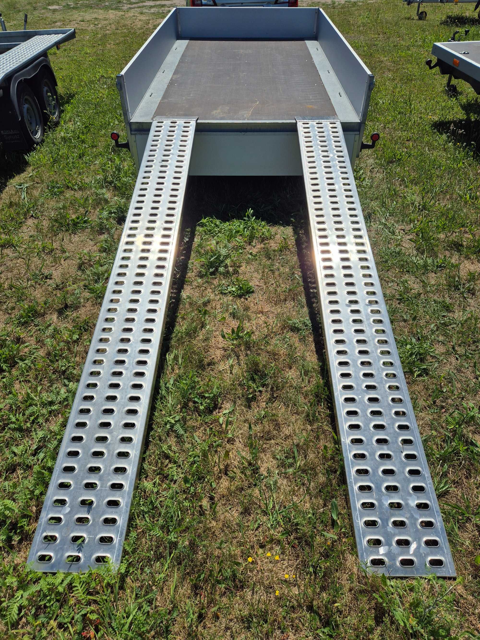 Laweta 4.5m x 2.05m wynajem lawet 2T WYPOŻYCZALNIA Przyczep DMC 2000kg
