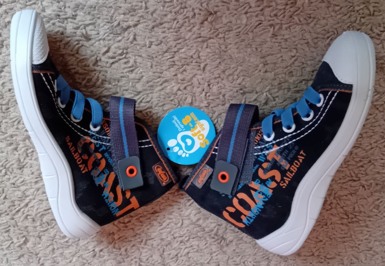 Nowe buty wysokie trampki Befado 27