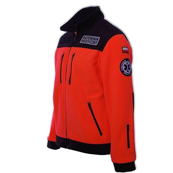 Polar ratowniczy Basic Prm-23 Fluo z kompletem emblematów (xl)