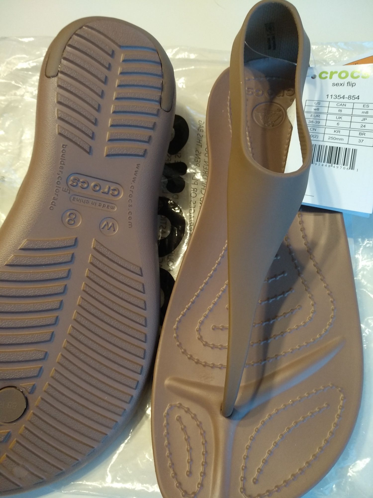 CROCS Sexi Flip W8 38-39 nowe