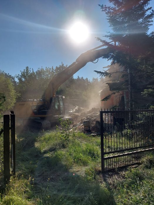 Rozbiórki Wyburzenia BUDYNKU Wywóz Urobku WYKOPY WARSZAWA i okolice