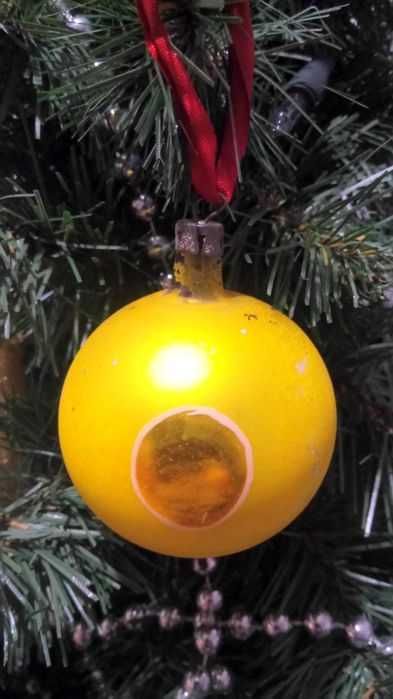 Bombki choinkowe PRL 4 szt.