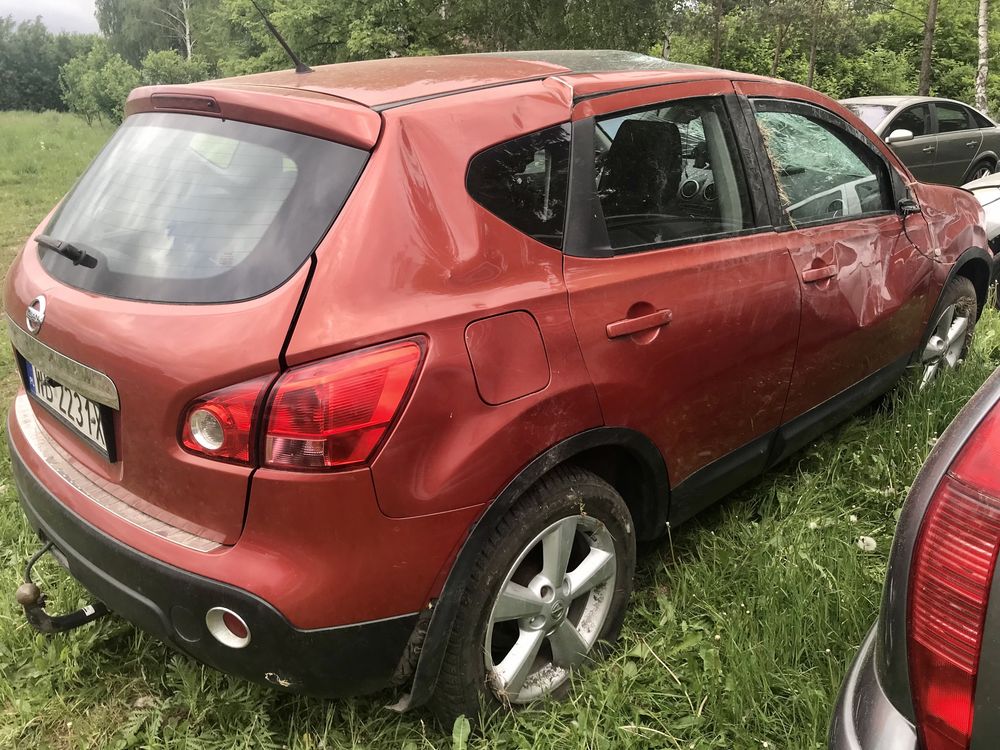 Nissan Qashqai 2.0 b + LPG Gas 2007 rok. USZKODZONY