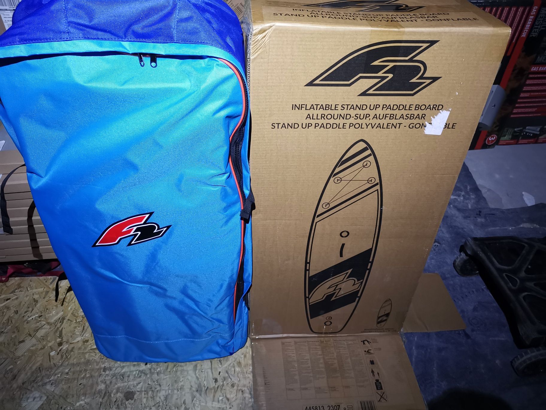Nowy!GWAR Kompletny zestaw! Deska sup F2 10,6 allround nie Mistral !
