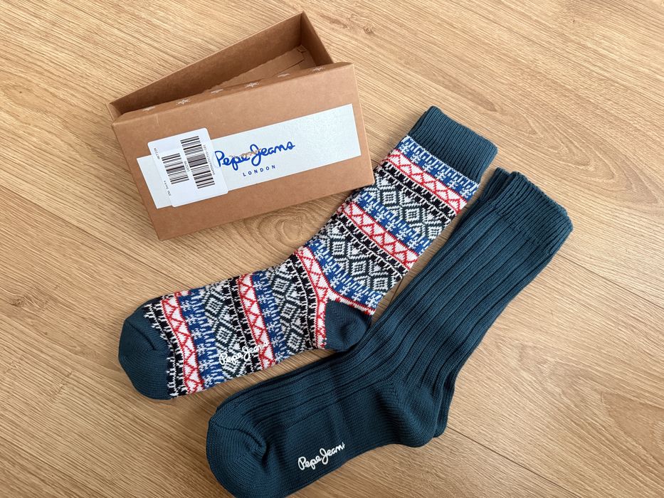 Gotowy prezent na Mikołajki nowe skarpety Pepe Jeans 36/41 unisex