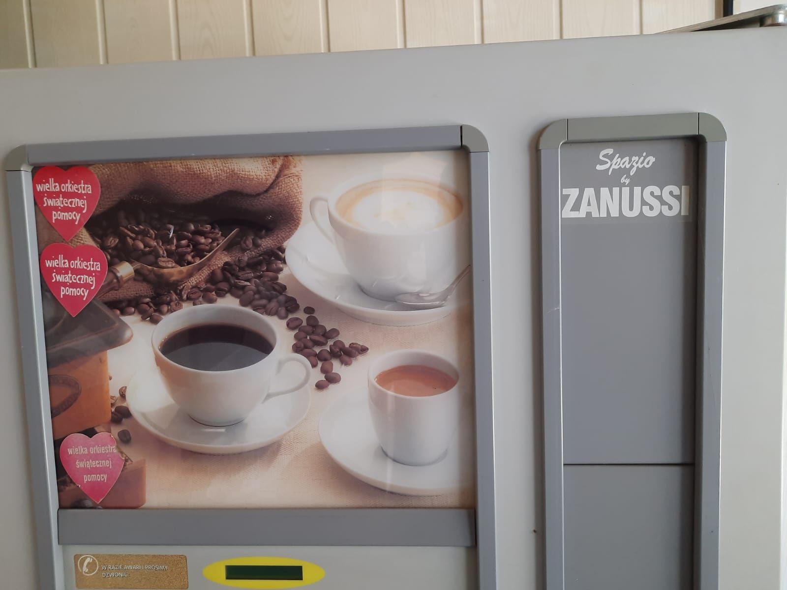 ZANUSSI SPAZIO automat do kawy, herbaty, napojów zimnych i ciep