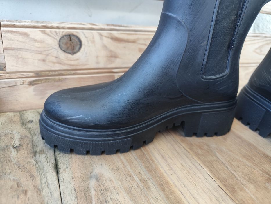 Botas de chuva usadas