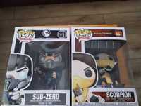 Funko Pop. Mortal Kombat. Sub zero z Mk X i klasyczny Scoprion.