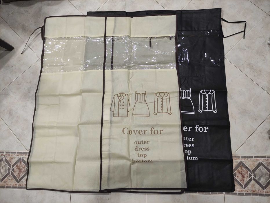 Oportunidade - 10 Capas de poeira para roupas penduradas