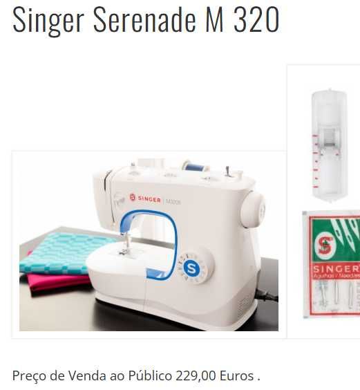 Máquina de Costura Singer M320L Serenade - NOVA