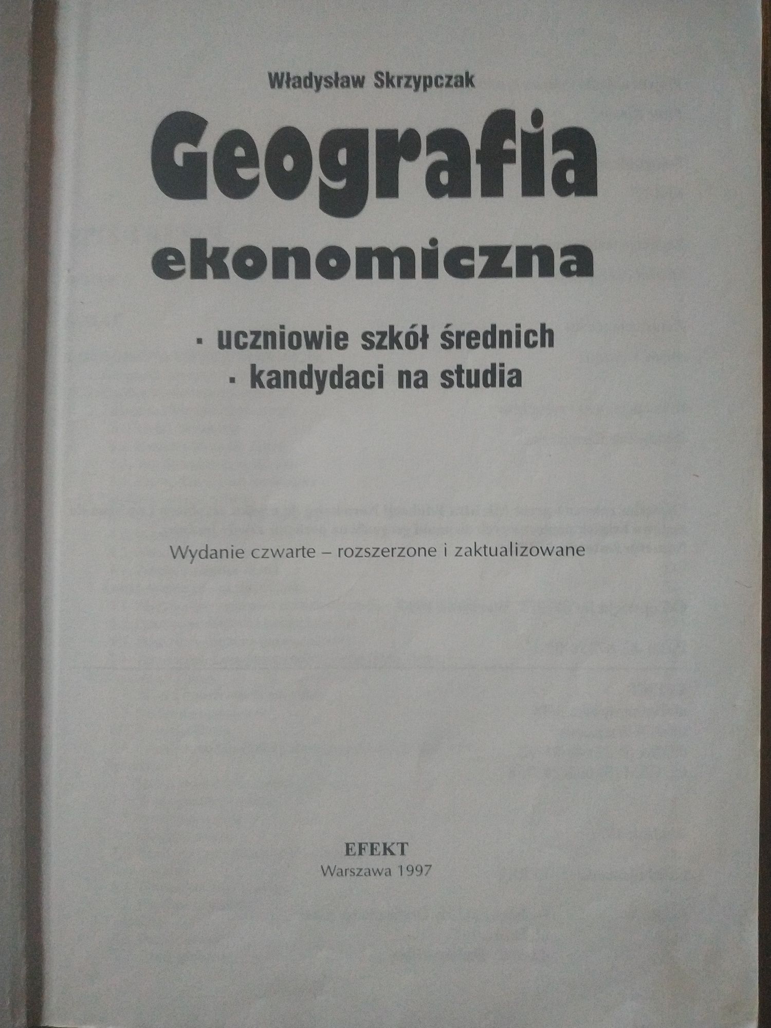 Geografia ekonomiczna Władysław Skrzypczak