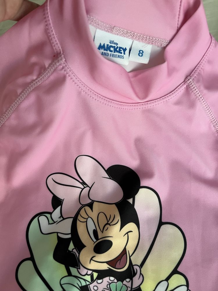 T-shirt licra Natação Minnie