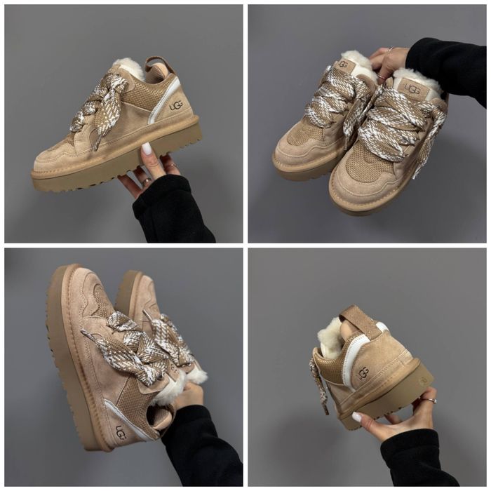 р36-41 Уггі UGG Lowmel Black Grey Chestnut Sand Brown