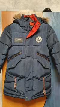 Куртка зимняя удлиненная для мальчика, размер 116