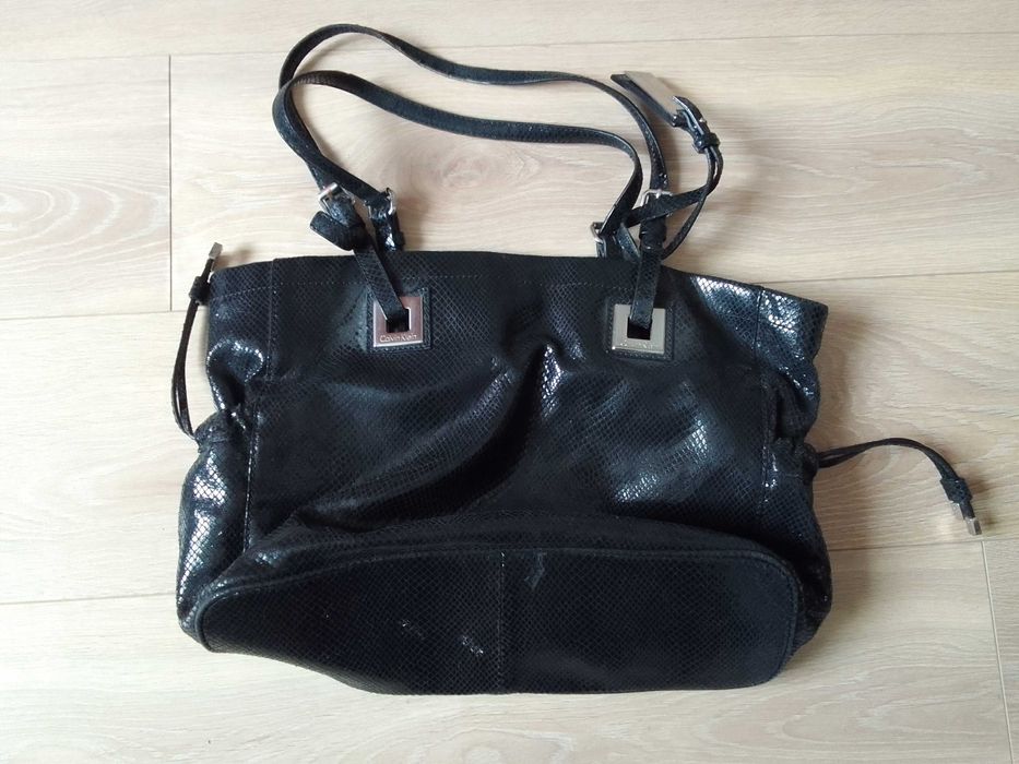 Skórzana torebka Calvin klein