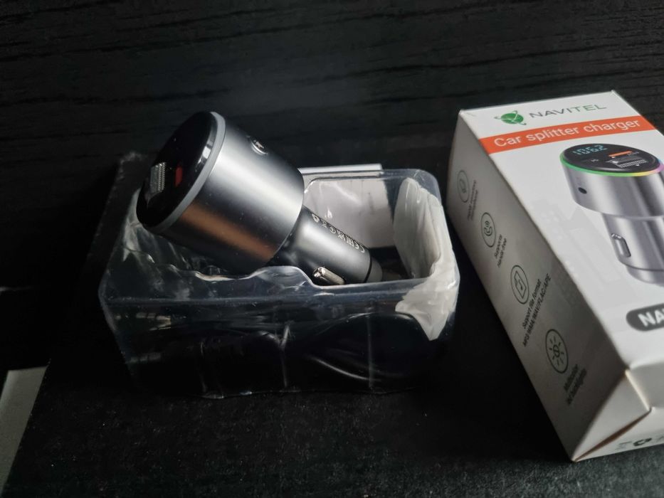 Navitel Transmiter fm bhf07 max Ładowarka samochodowa USB-A oraz USB-C