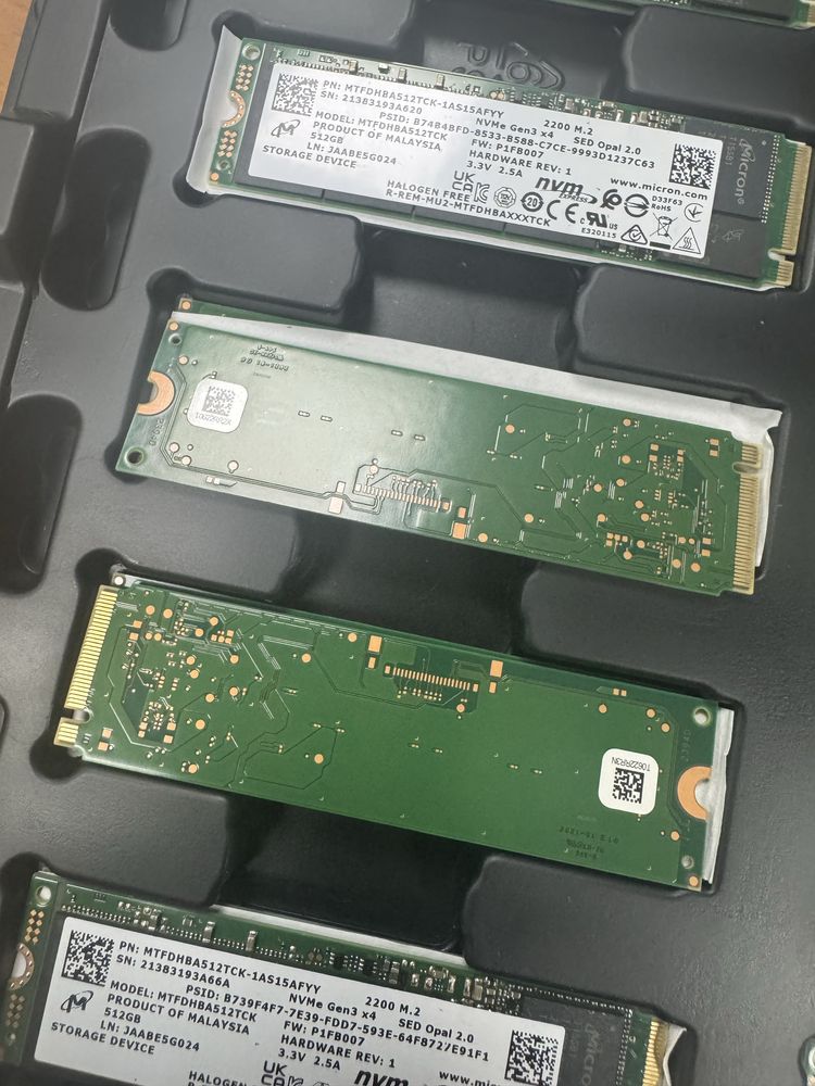 SSD M.2 NVME 2280 Micron 2200 512 GB (Нові, опт\розд.)