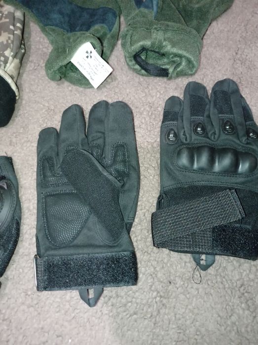 Тактические перчатки, наколенники, фляга