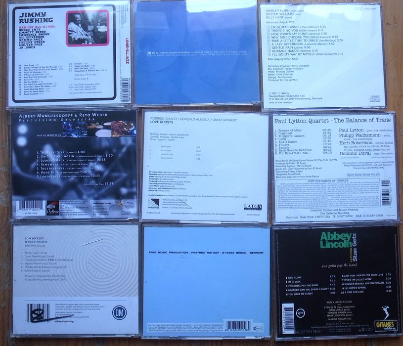 CD Jazz Blues Cecil Taylor Portal Charlie Parker Anita O'Day Brotzmann