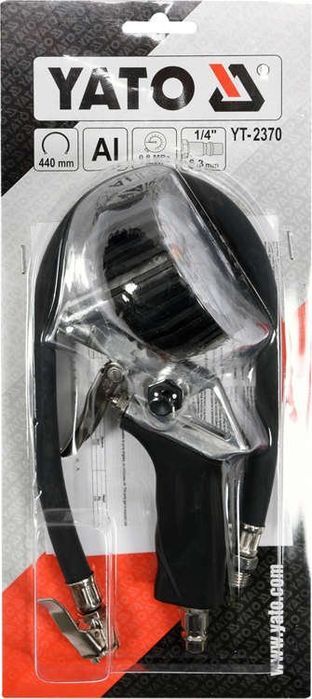 Pistolet Do Pompowania Kół Z Manometrem - Yato