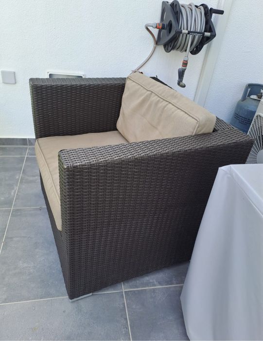 Cadeirão jardim exterior