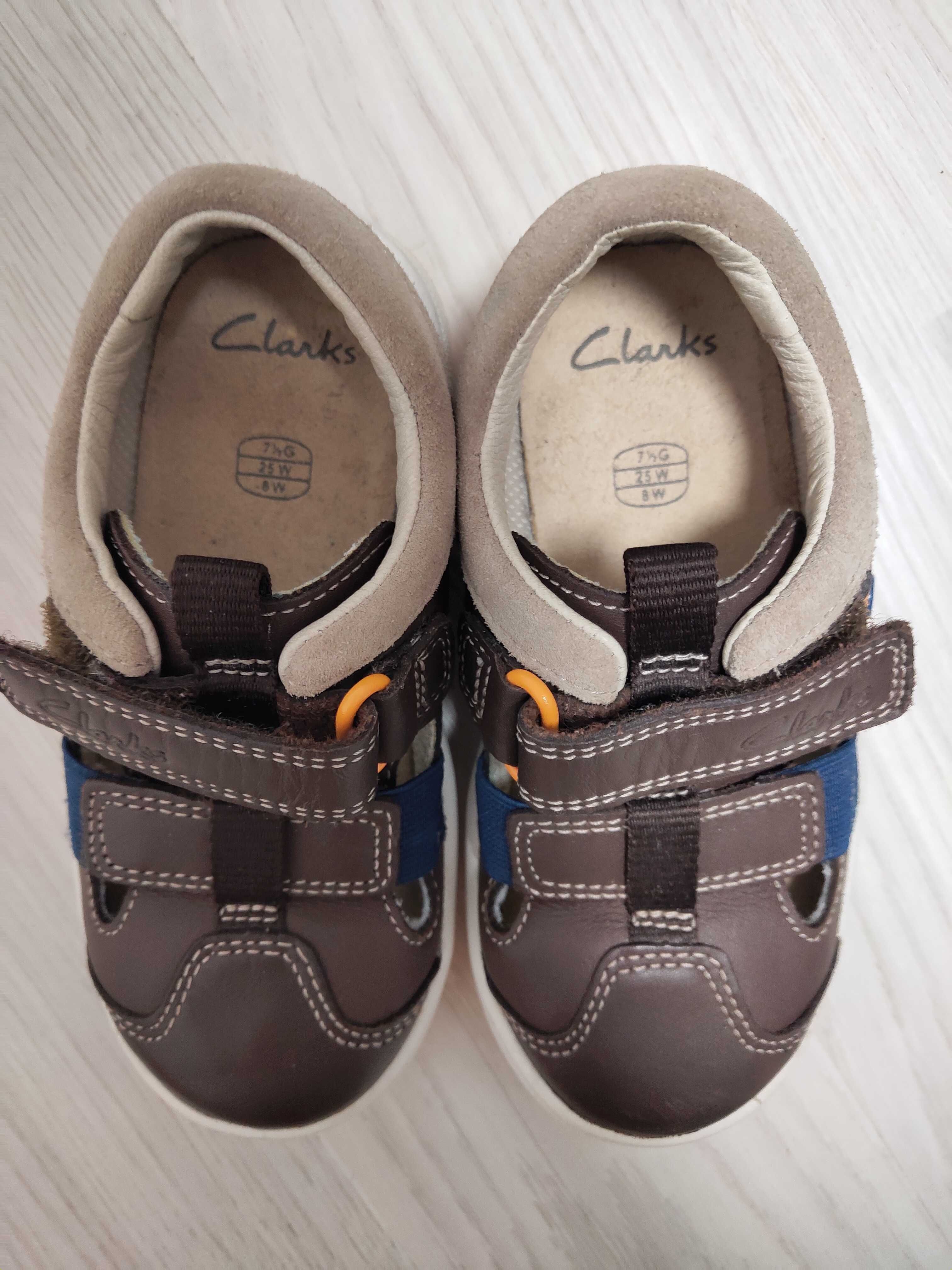 Сандали, туфли на мальчика Clarks, 25-26 р. Кожа.